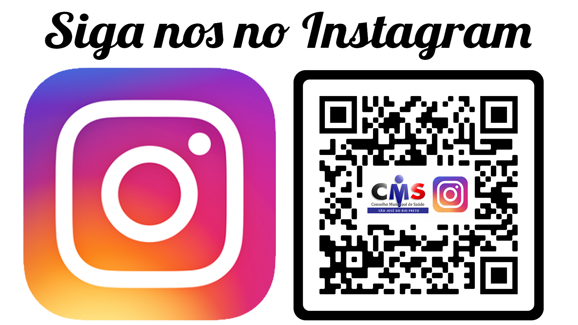 Siga nos instagram